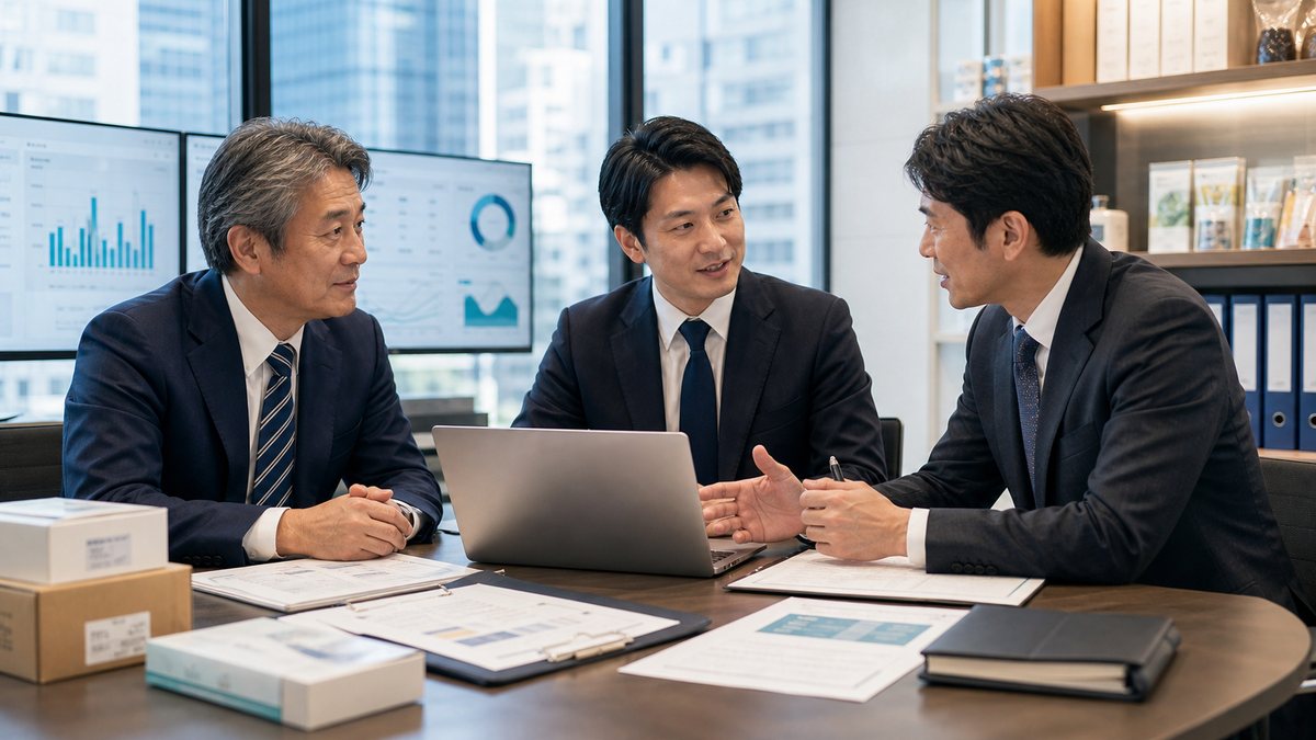 日本橋周辺の卸売小売業とシステム会社承継を想定したM&A事例のアイキャッチ