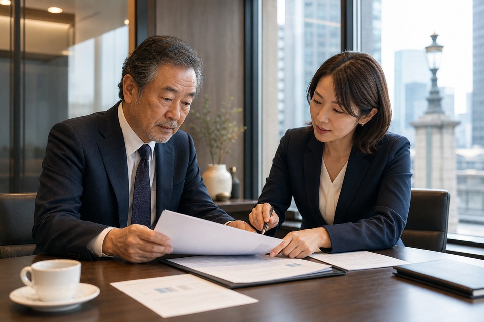 日本橋周辺企業のオーナーとM&Aアドバイザーの個別相談